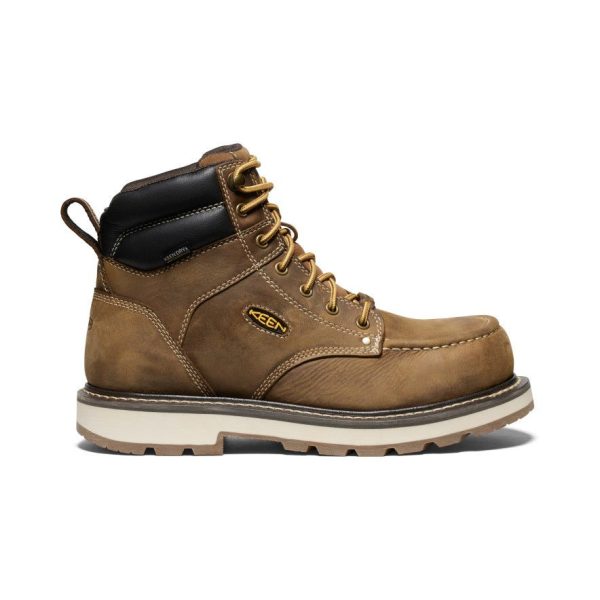 Men's Cincinnati 6 Waterproof 90° Heel Boot (Carbon Toe) | Belgian/Sandshell