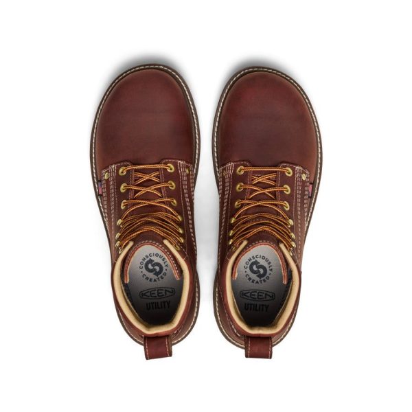 Men's Liberty 6 Waterproof 90° Heel Boot (Soft Toe)  |  Bombay Brown/Gum