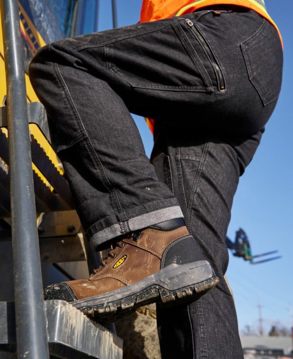 Women's Evanston 6 Waterproof Boot (Carbon Toe)  |  Bison/Black