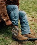 Men's Flatland Pull-On Waterproof Work Boot (Soft Toe) | MOSSY OAK BREAK-UP COUNTRY
