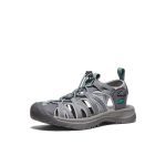 Women's Whisper  |  Medium Grey/Peacock Green