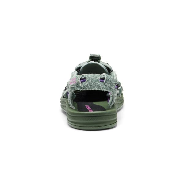 All Gender UNEEK Leather Henrik Vibskov Sneaker  |  Green Spring