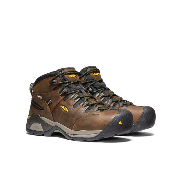 Men's Detroit XT Waterproof Boot (Steel Toe)  |  Cascade Brown/Bronze Green