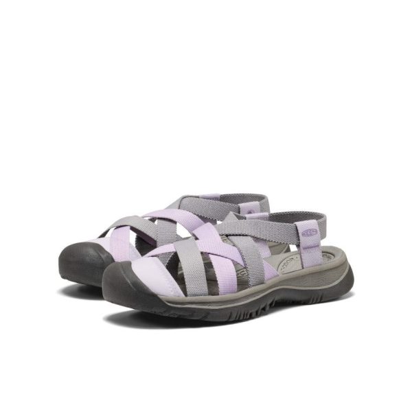 Women's Whisper Lattice Sandal  |  Alloy/Thistle