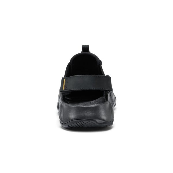 Men's Hyperport Fisherman Leather Sandal  |  Black/Keen Yellow