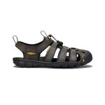 Men's Clearwater CNX Leather Sandal | Magnet/Black