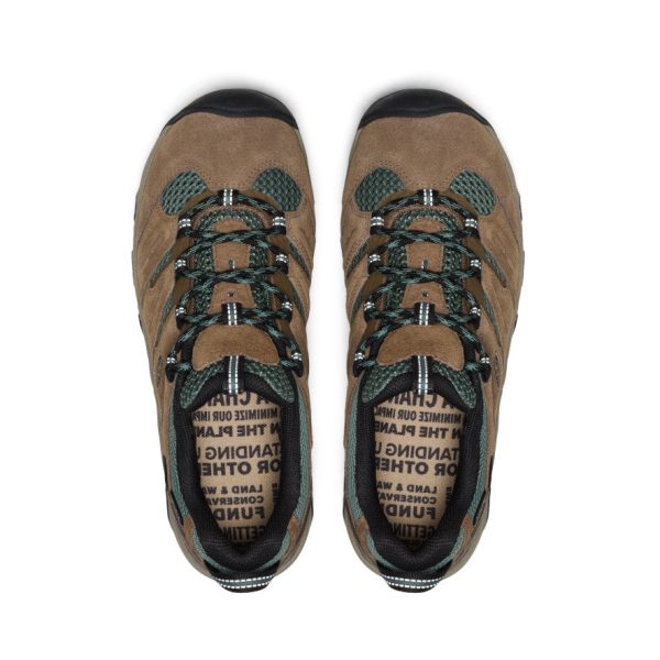 Women's Headout Waterproof Hiking Shoe  |  Shitake/Dark Forest