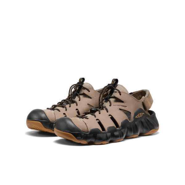 Men's Hyperport Fisherman Leather Sandal  |  Brindle/Oak Buff