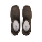 Men's Flatland Pull-On Waterproof Work Boot (Carbon Toe) | Dark Brown/Black