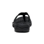 Men's Kona Leather Flip-Flop | Black/Steel Grey