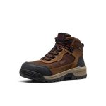 Women's Skokie Waterproof Work Boot (Carbon Toe)  |  Bison/Black