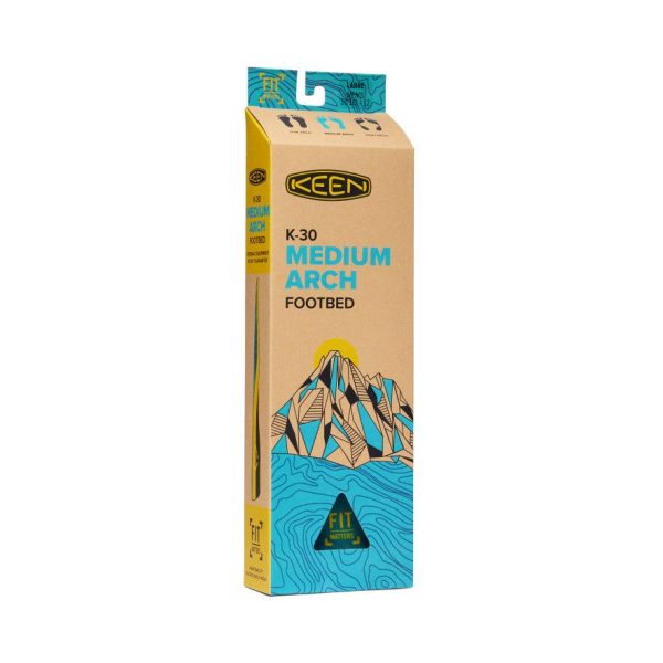 Men's Outdoor K-30 Medium Arch Insole  |  Blue