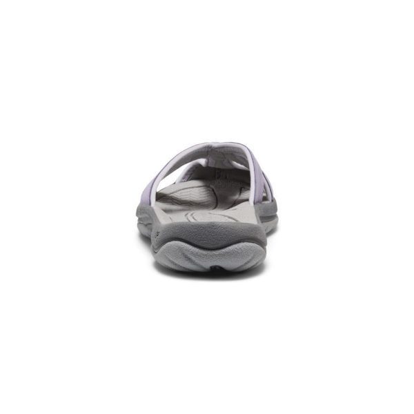 Women's Bali Leather Slide Sandal  |  Purple Haze/Steel Grey