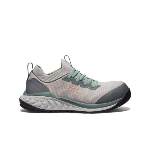Women's Arvada Shift Work Sneaker (Carbon Toe)  |  Steel Grey/Granite Green