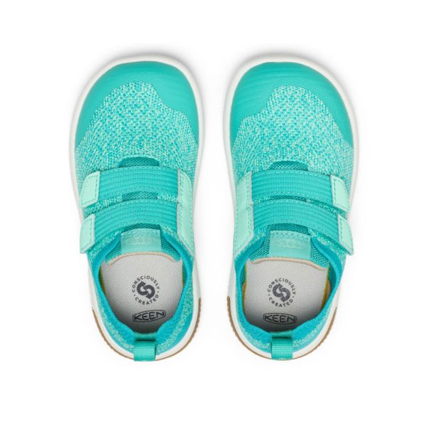 Little Kids' KNX Knit Double Strap | Bright Aqua/Cabbage