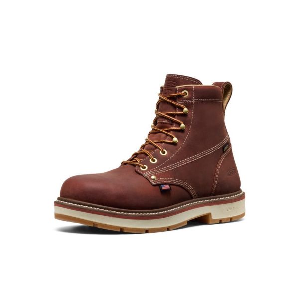 Men's Liberty 6 Waterproof 90° Heel Boot (Soft Toe)  |  Bombay Brown/Gum