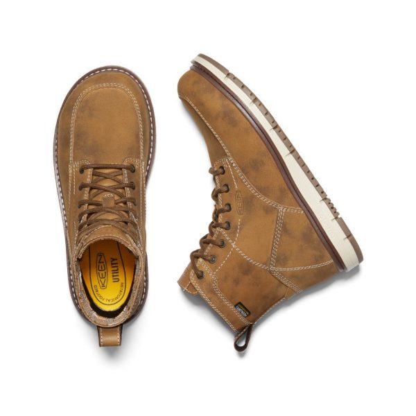 Women's San Jose 6 Waterproof Boot (Aluminum Toe)  |  Almond/Gum