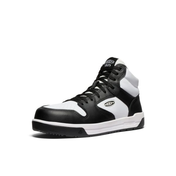 Men's Overton Mid Work Shoe (Carbon Toe)  |  Star White/Black