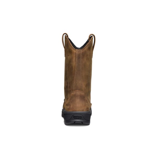 Women's Evanston Pull-On Waterproof Boot (Carbon Toe)  |  Bison/Black