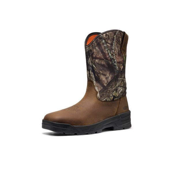 Men's Flatland Pull-On Waterproof Work Boot (Soft Toe)  |  MOSSY OAK®  BREAK-UP COUNTRY©®