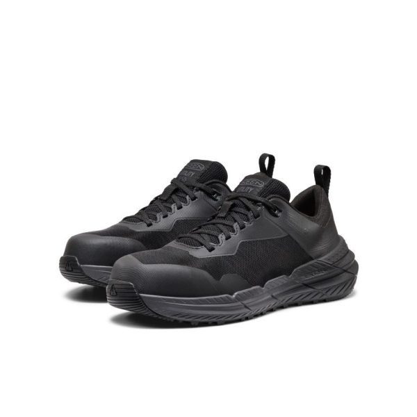 Women's Speedworks ESD Work Sneaker (Carbon Toe)  |  Black/Black