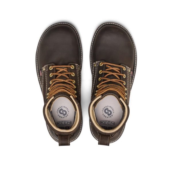 Men's Liberty 6 Waterproof 90° Heel Boot (Carbon Toe)  |  Coffee Bean/Black