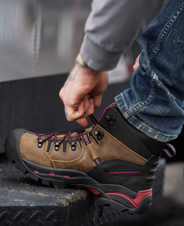 Men's Pittsburgh 6 Waterproof Boot (Steel Toe)  |  Bison