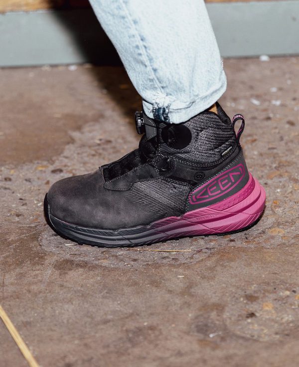 Women's Snapline CF Waterproof Boot (Carbon Toe)  |  Magnet/Black