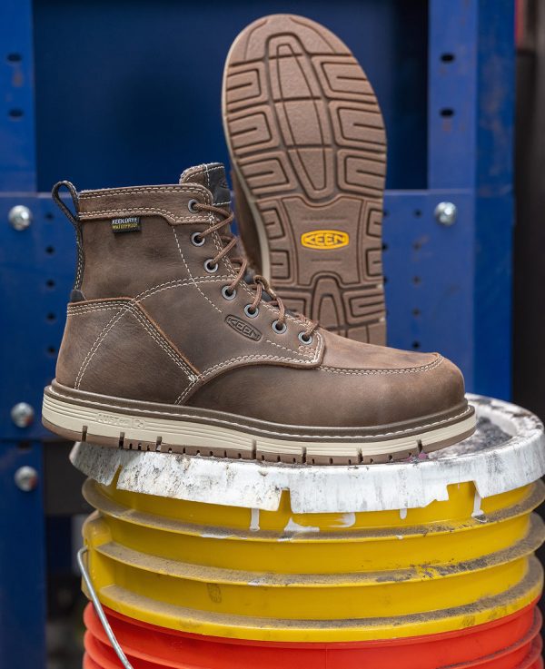 Women's San Jose 6 Waterproof Boot (Aluminum Toe) | Cascade Brown/Gum