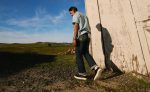 Men's KM1 Leather Sneaker | Black/Birch