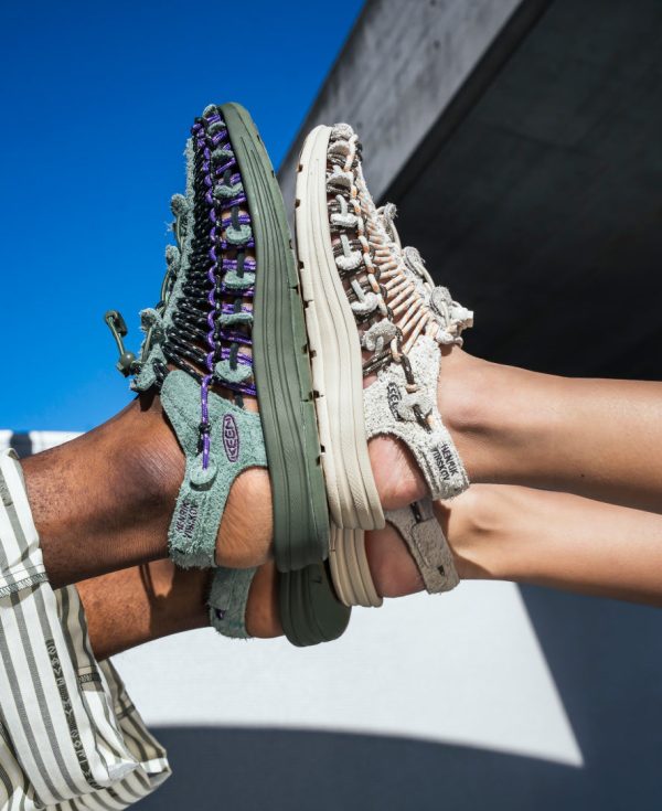 All Gender UNEEK Leather Henrik Vibskov Sneaker  |  Green Spring