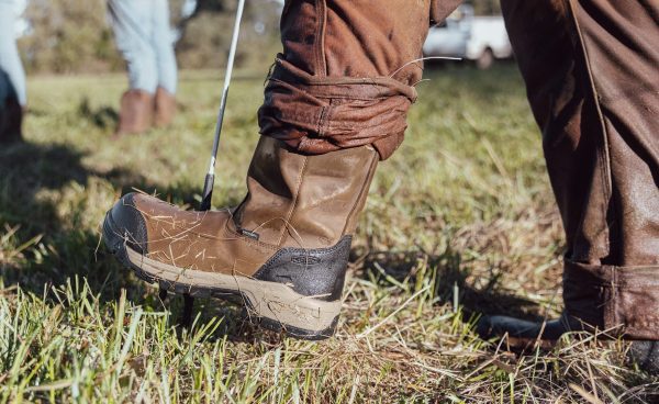 Men's Evanston Pull-On Waterproof Boot (Soft Toe)  |  Bison/Black