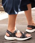 Women's Leiki Open-Toe Sandal  |  Black/Star White