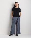 Lightweight Cotton Cashmere Relaxed Sweater Tee