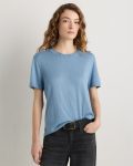Lightweight Cotton Cashmere Relaxed Sweater Tee