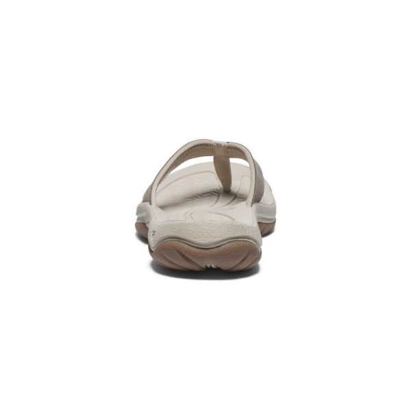 Women's Kona Leather Flip-Flop  |  Brindle/Silver Birch