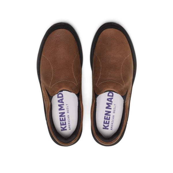 Men's KM2 Leather Slip-On  |  Bison/Black