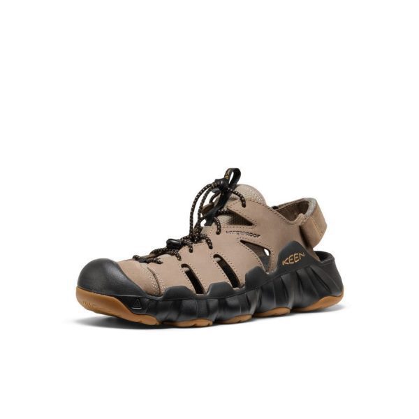 Men's Hyperport Fisherman Leather Sandal  |  Brindle/Oak Buff