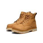 Men's San Jose 6 Waterproof 90° Heel Boot (Aluminum Toe) | Bistre/Gum
