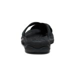 Men's Waimea Leather Flip-Flop  |  Black/Black