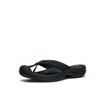 Men's Waimea Leather Flip-Flop  |  Black/Black