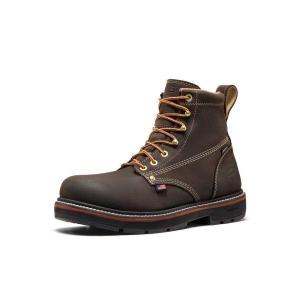 Men's Liberty 6 Waterproof 90° Heel Boot (Carbon Toe)  |  Coffee Bean/Black
