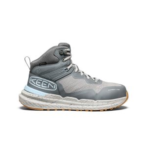 Women's Synchro Waterproof Work Boot (Carbon Toe)  |  Steel Grey/Gum