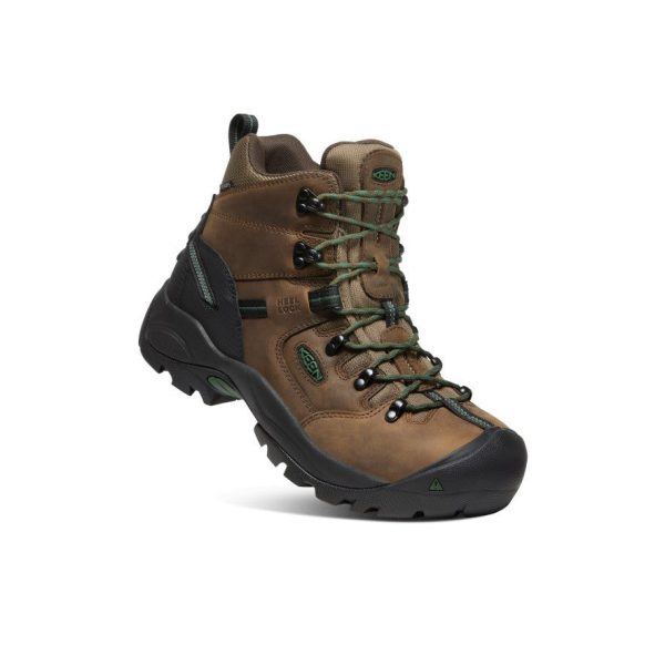 Men's Pittsburgh Energy 6 Waterproof Boot (Carbon Toe)  |  Cascade Brown/Greener Pastures
