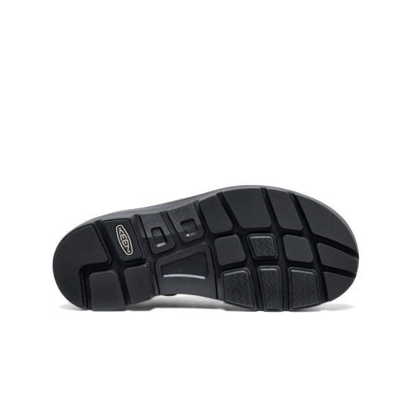 All Gender UNEEK PLT Sneaker  |  Black Smooth Lea