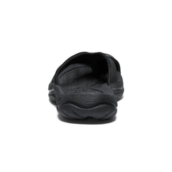 Women's Waimea Leather Flip-Flop | Black/Black