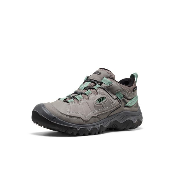 Women's Targhee IV Wide Waterproof Hiking Shoe | Alloy/Granite Green