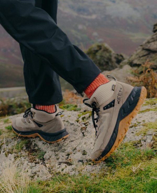 Men's Hightrail Waterproof Hiking Boot  |  Safari/Steel Grey