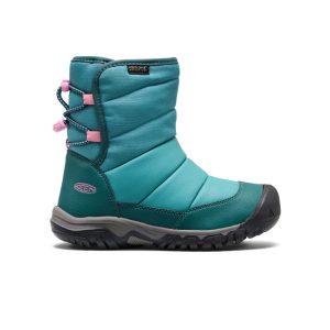 Big Kids' Puffrider Waterproof Winter Boot | Brittany Blue/Cashmere Rose