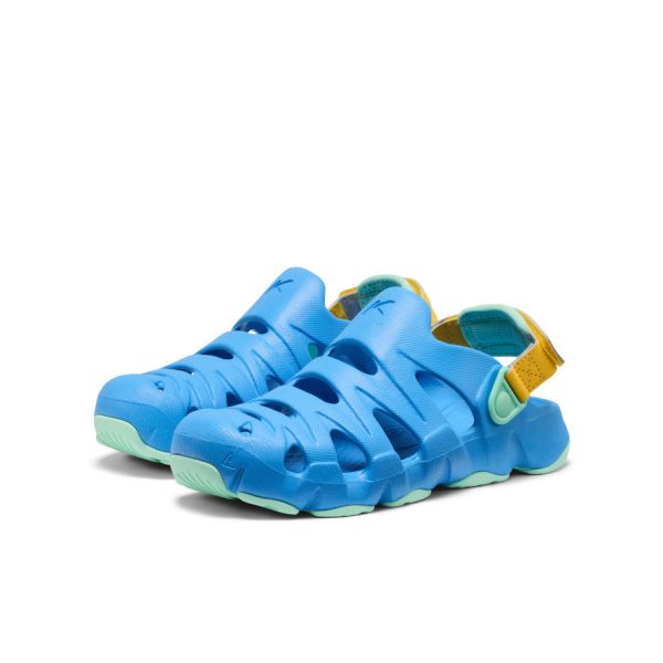 Big Kids' HyperFLT Clog  |  Azure Blue/Daffodil
